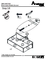 Preview for 25 page of Ameriwood HOME River Layne 5981325COM Assembly Instructions Manual