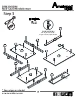 Preview for 10 page of Ameriwood HOME River Layne Media Dresser 5981330COM Assembly Manual