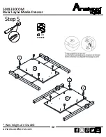 Preview for 12 page of Ameriwood HOME River Layne Media Dresser 5981330COM Assembly Manual