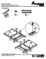 Preview for 13 page of Ameriwood HOME River Layne Media Dresser 5981330COM Assembly Manual