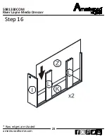 Preview for 23 page of Ameriwood HOME River Layne Media Dresser 5981330COM Assembly Manual