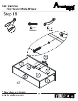 Preview for 25 page of Ameriwood HOME River Layne Media Dresser 5981330COM Assembly Manual