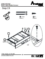 Preview for 26 page of Ameriwood HOME River Layne Media Dresser 5981330COM Assembly Manual