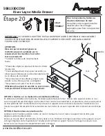 Preview for 29 page of Ameriwood HOME River Layne Media Dresser 5981330COM Assembly Manual