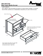 Preview for 31 page of Ameriwood HOME River Layne Media Dresser 5981330COM Assembly Manual