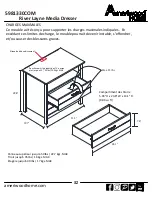 Preview for 32 page of Ameriwood HOME River Layne Media Dresser 5981330COM Assembly Manual