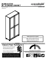 Ameriwood HOME SystemBuild 2629015COM Manual preview