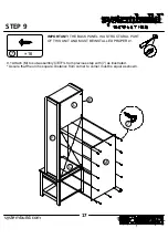 Предварительный просмотр 17 страницы Ameriwood HOME systembuild EVOLUTION 7546884COM Instruction Booklet