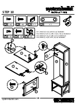 Предварительный просмотр 18 страницы Ameriwood HOME systembuild EVOLUTION 7546884COM Instruction Booklet