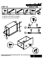 Предварительный просмотр 21 страницы Ameriwood HOME systembuild EVOLUTION 7546884COM Instruction Booklet