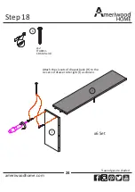 Preview for 24 page of Ameriwood HOME Vaughn 5555155COM Instruction Booklet