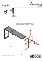 Preview for 25 page of Ameriwood HOME Vaughn 5555155COM Instruction Booklet