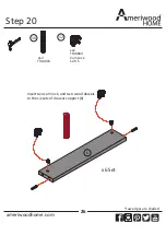 Preview for 26 page of Ameriwood HOME Vaughn 5555155COM Instruction Booklet