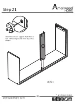 Preview for 27 page of Ameriwood HOME Vaughn 5555155COM Instruction Booklet