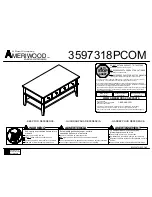 Preview for 1 page of Ameriwood 3597318PCOM Instruction