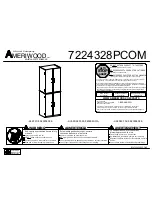 Ameriwood 7224328PCOM Assembly Instructions Manual предпросмотр