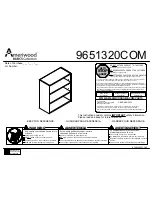 Preview for 1 page of Ameriwood 9651320COM Manual