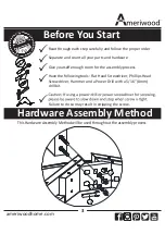 Preview for 3 page of Ameriwood AX1 Instruction Booklet