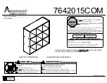 Ameriwood BASICS 7642015COM Assembly Instructions Manual предпросмотр