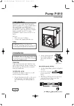 Preview for 1 page of Amersham Pharmacia Biotech P-910 Instructions Manual