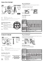 Preview for 2 page of AmerTac GRIPLIGHT BL-GRIP3-CP Owner'S Manual