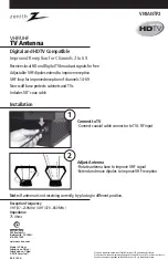 AmerTac zenith VN1ANTP2 Quick Start Manual preview