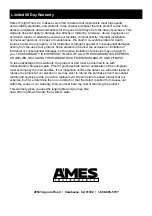 Preview for 8 page of Ames Instruments 58111 Owner'S Manual & Safety Instructions