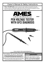 Preview for 1 page of Ames Instruments 58447 Owner'S Manual & Safety Instructions