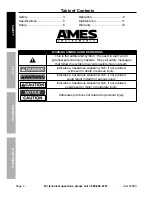 Preview for 2 page of Ames Instruments 63980 Owner'S Manual & Safety Instructions