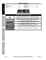 Preview for 2 page of Ames Instruments 64013 Owner'S Manual & Safety Instructions