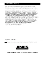 Preview for 16 page of Ames Instruments 64013 Owner'S Manual & Safety Instructions