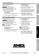 Preview for 11 page of Ames Instruments 64020 Owner'S Manual & Safety Instructions