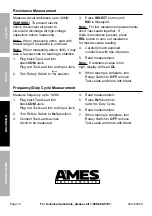 Preview for 12 page of Ames Instruments 64020 Owner'S Manual & Safety Instructions