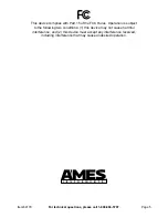 Preview for 5 page of Ames Instruments 64170 Owner'S Manual & Safety Instructions