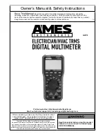 Ames Instruments DM1000 Owner'S Manual preview