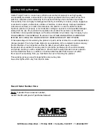 Preview for 16 page of Ames Instruments DM1000 Owner'S Manual