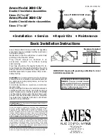 AMES 2000 CIV Series Installation, Service, Repair Kits, Maintenance preview