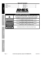 Preview for 2 page of AMES 64018 Owner'S Manual & Safety Instructions