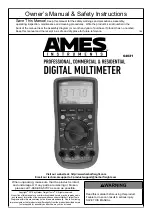 Preview for 1 page of AMES 64021 Owner'S Manual & Safety Instructions