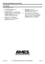 Предварительный просмотр 9 страницы AMES 64623 Owner'S Manual & Safety Instructions