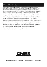 Предварительный просмотр 12 страницы AMES 64623 Owner'S Manual & Safety Instructions