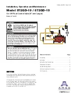 Preview for 1 page of AMES 672GD-19 Installation, Operation And Maintenance Manual