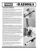 Preview for 3 page of AMES Bazooka Operation Manual