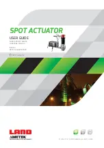 Ametek Land SPOT ACTUATOR User Manual предпросмотр