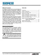 Preview for 2 page of Ametek 953N Series Configuration Manual