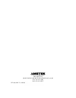 Preview for 28 page of Ametek A-DS1B Installation And Operation Manual