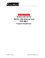 Ametek ASTDC125D1C-E00 Programming Manual предпросмотр