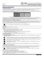 Предварительный просмотр 12 страницы Ametek BARBEN ANALYTICAL OXY visor Installation, Operation And Maintenance Manual