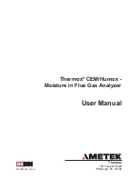 Ametek CEM/Humox User Manual предпросмотр