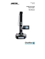 Preview for 2 page of Ametek Chatillon CS1100 User Manual